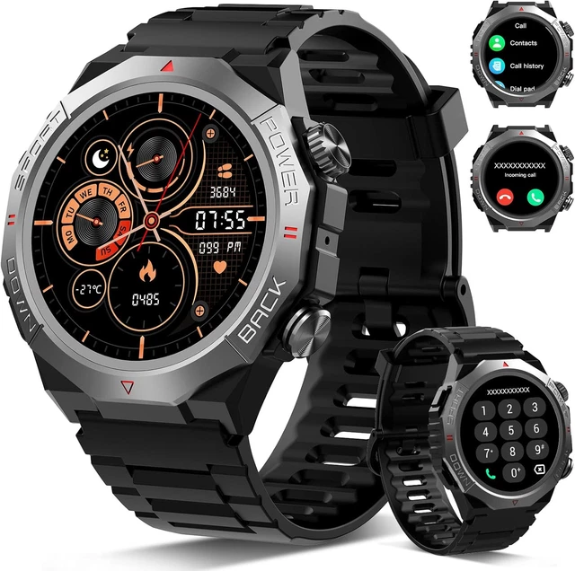 Smartwatch Uomo Donna Con 1,85 Pollici - Effettua E Rispondi Alle Chiamate - 100+ Modalità Sport