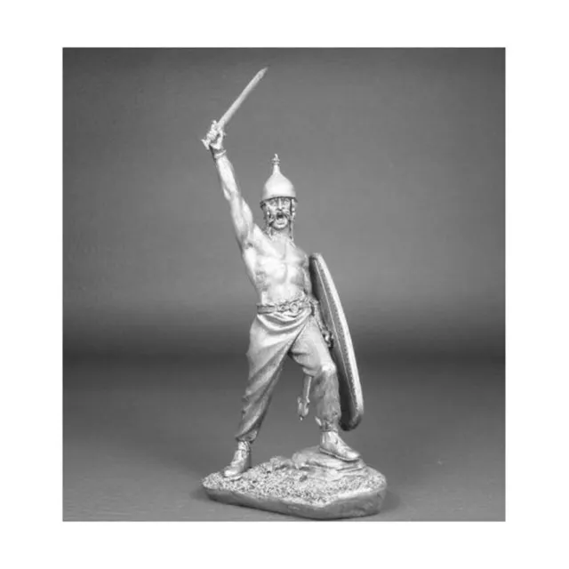 Celtic Warrior Enemies Germans 1st Century BC 1/32 Scale Unpainted Tin Figure