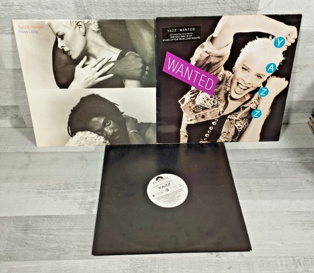 Yazz 12" Vinyl Bundle / Wanted / How Long / One True Woman / Electronic House