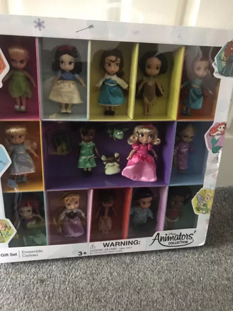 disney store animator mini doll collection gift set with charlotte Princess