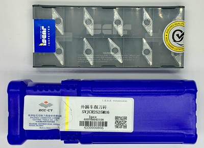 ISCAR 1 X Zcc-Ct Utensili di Tornitura Svjcr 2525M16 10 x Iscar VCGT 160412-AS IC20 