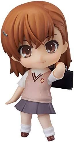 Nendoroid Railgun of a certain science Mikoto Misaka 100mm action figure re-sell