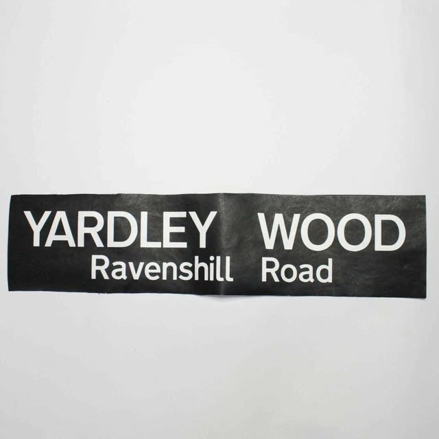 Ravenshill Road Busjalousie Vintage Siebdruck Yardley Wood Ziel