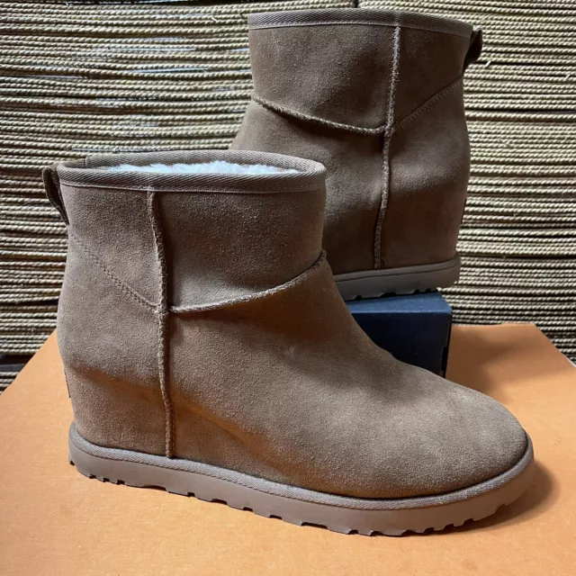 UGG AUSTRALIA STIVALI CLASSICI DONNA MINI ZEPPA CASTAGNA UK 9 euro 42 EUR 79 20 PicClick IT
