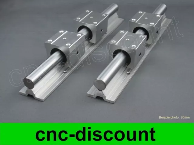 CNC Set 12x 550mm Linearführung Linear Guide Rail Stage 3D