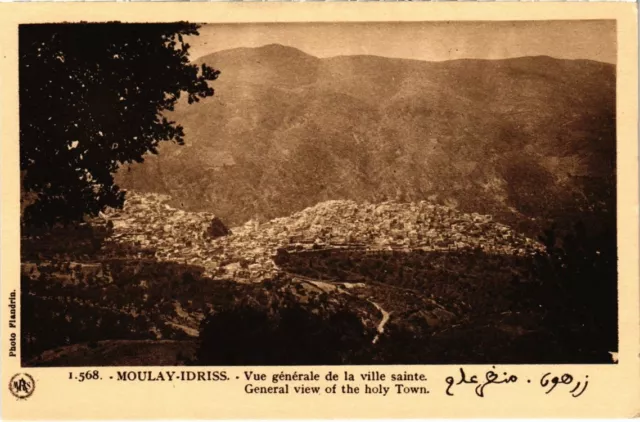 CPA AK MAROC FLANDRIN (I. 568) MOULAY IDRISS Vue generale de la ville (114495)