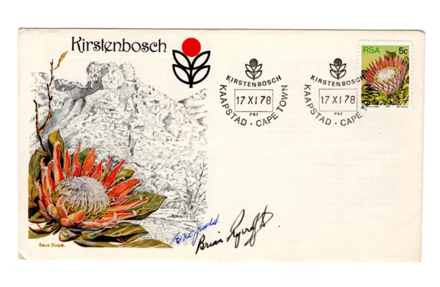 1978 RSA South Africa Kirstenbosch Kaapstad Cape Town signed commem. cover