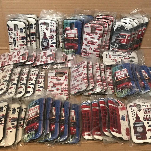 Job Lot 57x London Mobile Phone Case CL9UD - Unknown Fit - Phone Box, Tube Train Job Lot 57x London Mobile Phone Case CL9UD - Unknown Fit - Phone Box, Tube Train