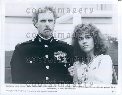 1978 Actor Bruce Dern Jane Fonda Coming Home Press Photo