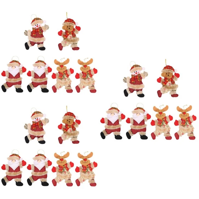 18 Pcs Christmas Hanging Decorations Xmas Tree Decoration Ornaments Pendant
