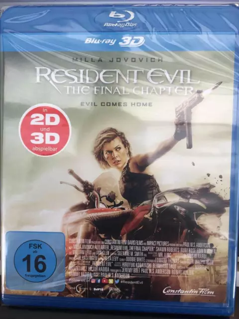 Resident Evil - The Final Chapter (Blu-ray 3D)