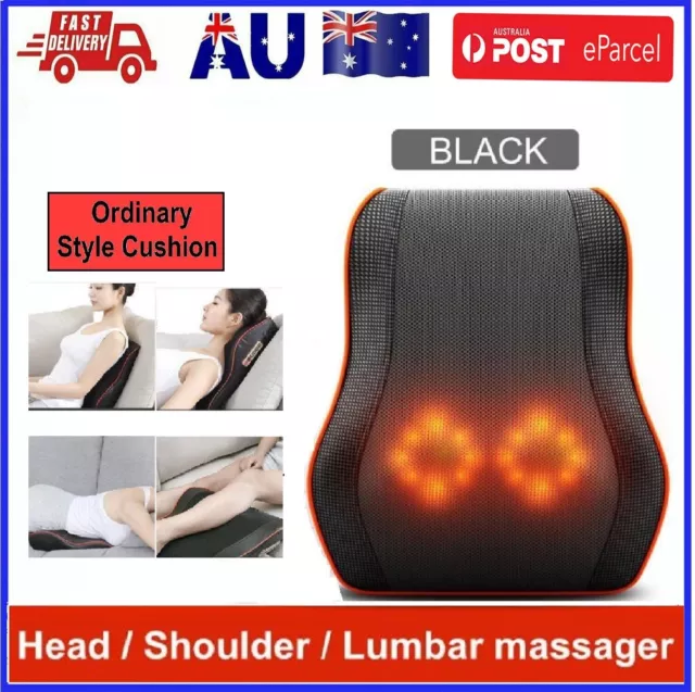 Shiatsu Body Massager Pillow Relax Seat Cushion Neck Back Car Home Pain Relief
