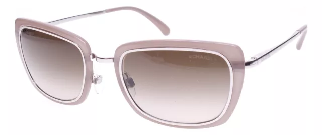 Chanel 4203 c458 S1 Damen Brille Metall Beige