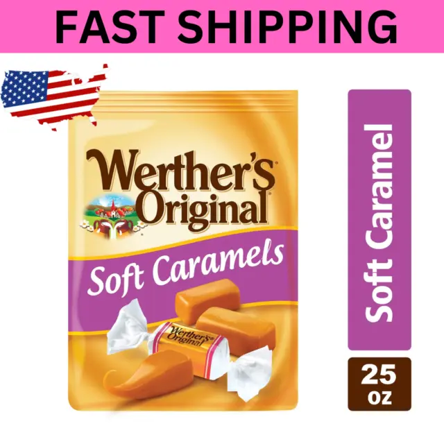 Werthers Original Soft Caramel Candy, 25 oz Bulk Bag
