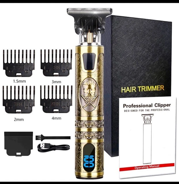Tondeuse De Précision Professionnelle Brostyle Duke Bronze - Sans Fil, 3 Longueurs, Pour Barbe, Cheveux Et Corps