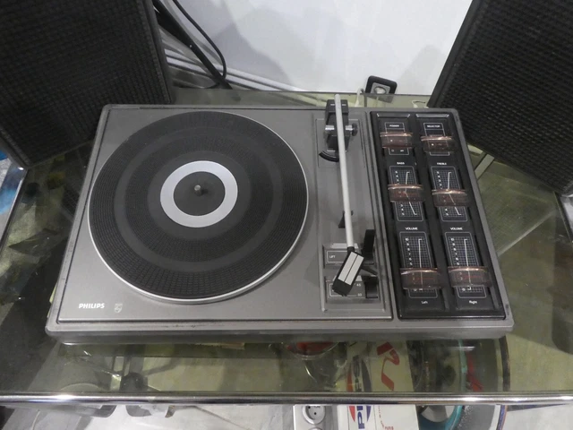 Platine Vinyle Philips 661 – Ancienne, Non Testée, Pour Pièces Détachées