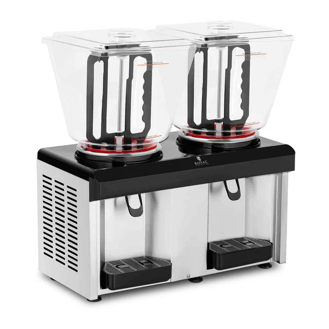 Saftspender Getränkespender Saftdispenser Gastro 2 x 8 L Kunststoff