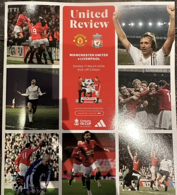 United Review - Manchester United v Liverpool Match Programme - 17th March 2024