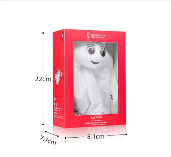 WORLD CUP MASCOT La'eeb Plush Toy 2022 Qatar Stuffed Soft Doll Football