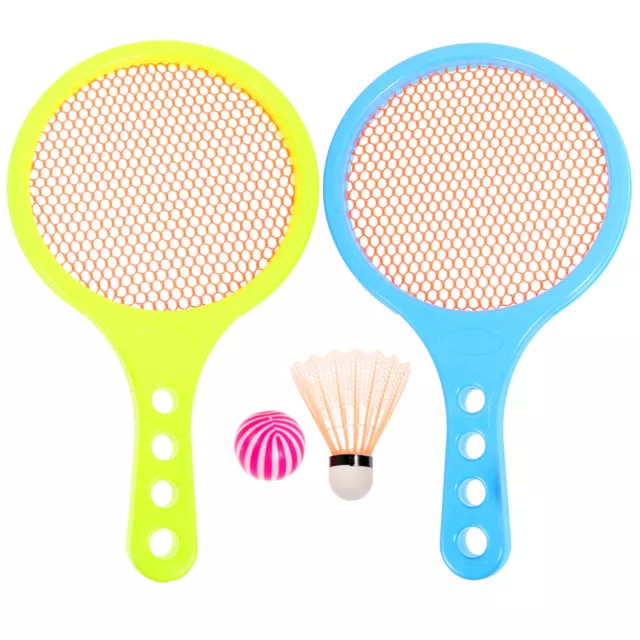 1 Set Kinder Badmintonschläger Kunststoff Sport Spielzeug Outdoor