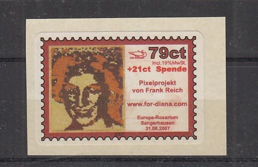 Sangershausener Kurier  Pixel Projekt  Lady Diana  1 Wert  **