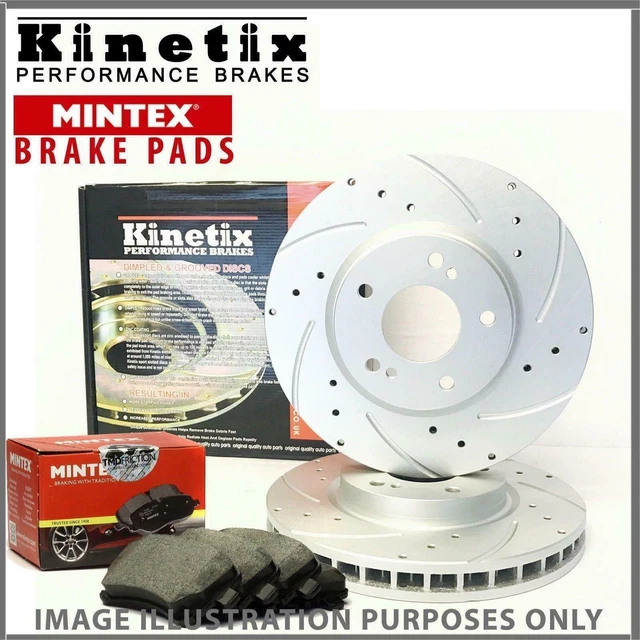 Jeu De Disques De Frein Avant Rainurés + Plaquettes MINITEX Pour MINI R56 Cooper S 1.6 (294mm)