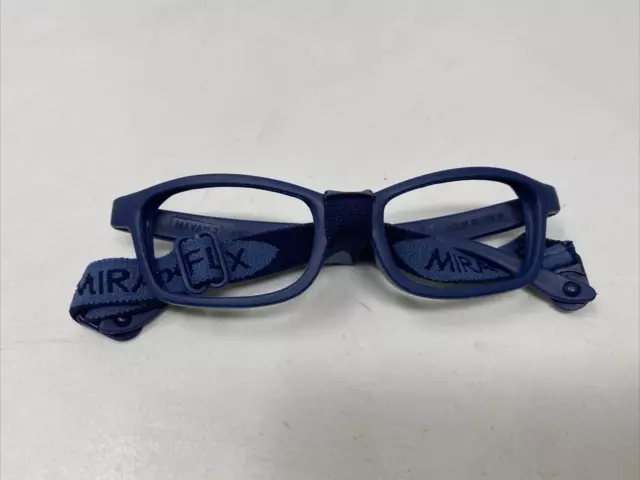 Miraflex Mayan 2 42/15/125 Navy Blue Italy Eyeglasses Kids Baby Frame Xd27