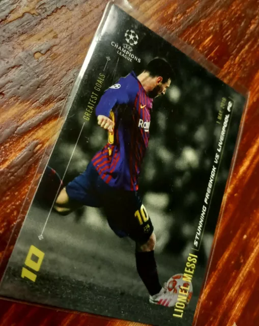 Lionel Messi Topps Champions League  Greatest Moments/Goals 2019