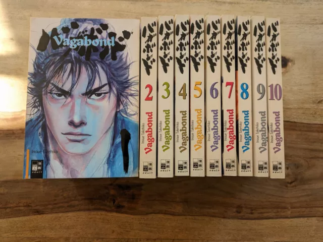 Vagabond (Manga, Ehapa) Nr. 1-37 Komplett, 1. Auflage (Deutsch) Super erhalten!