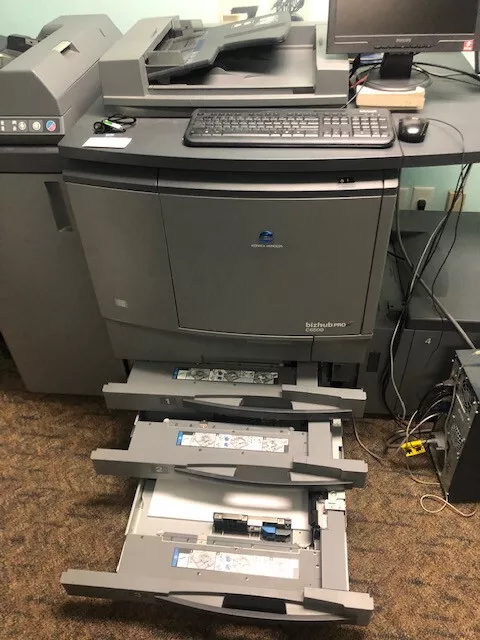 Konica Minolta BizHub Pro C6500 Color Copier/Printer with Booklet Maker, Used