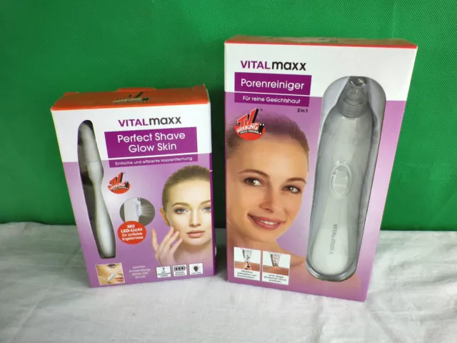 Vitalmaxx Porenreiniger + Vitalmaxx Perfect Shave in OVP we203