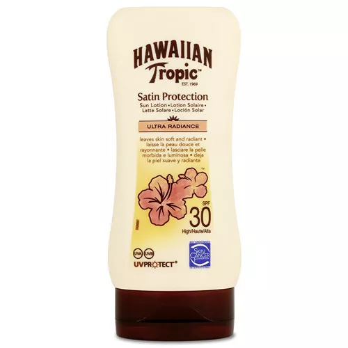 Hawaiian Tropic crema satinata protezione ultra radiance SPF30 180ml unisex