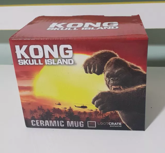 Kong Skull Island Ceramic Mug Loot Crate EXCLUSIVE MUG CUP KING KONG IN BOX!