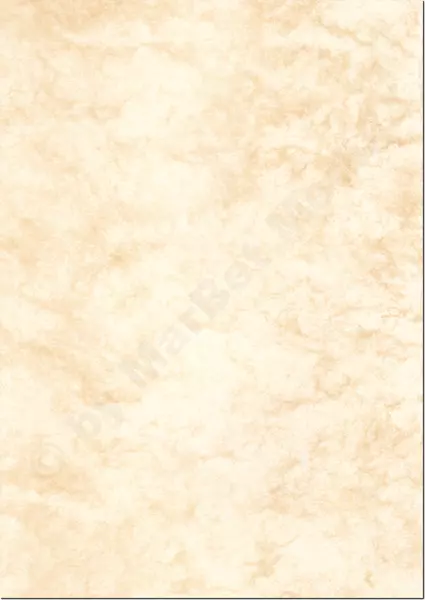 Marmorpapier A4 170g / m² 50 Blatt beige