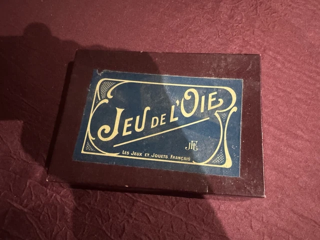 Antique French Jeu De Construction building block game
