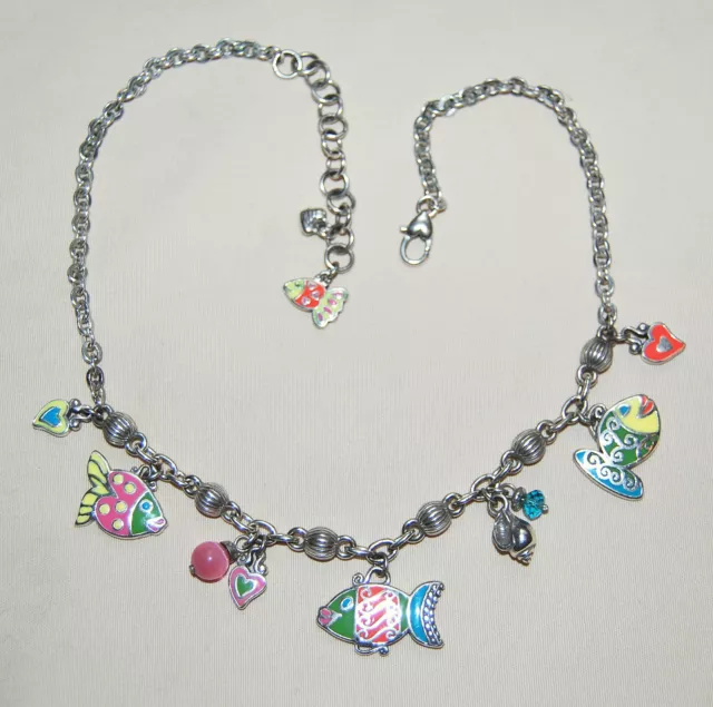 New, cute, BRIGHTON 'Sea Love' TROPICAL FISH necklace !  FREE SHIPPING !!