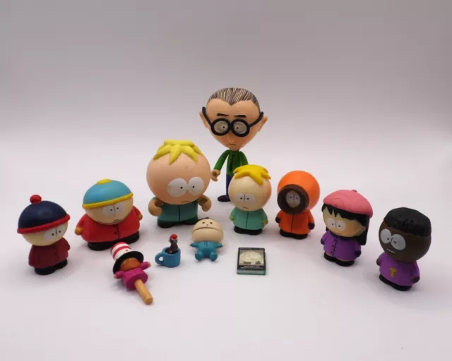 South Park Rubber  Mini Figures Lot