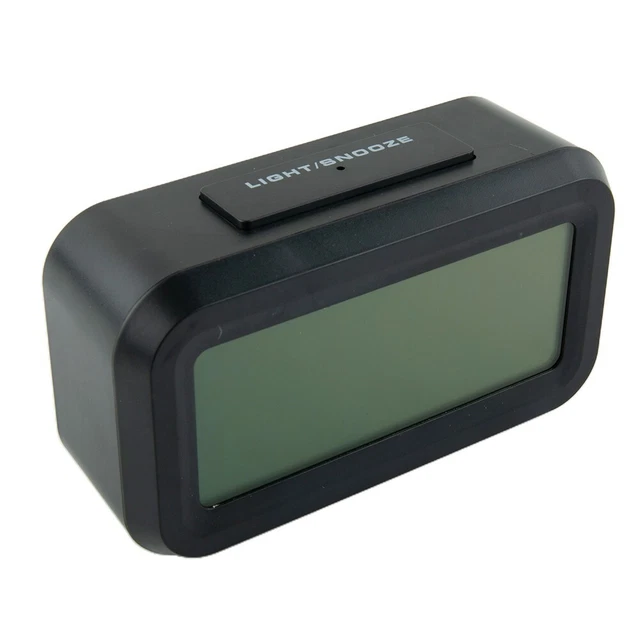 Sveglia Elettronica LED Con Retroilluminazione Quadrata Plastica 3