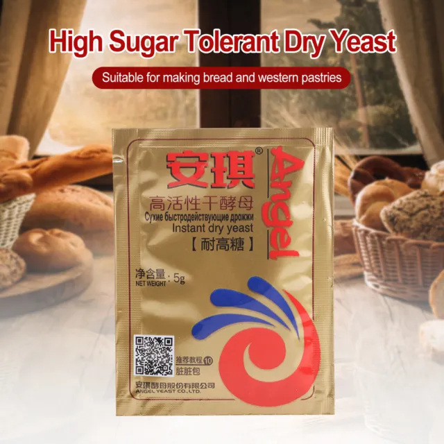 1-50* Angel Active Dry Yeast High Strength Fermenting less sugar for Bread Dough