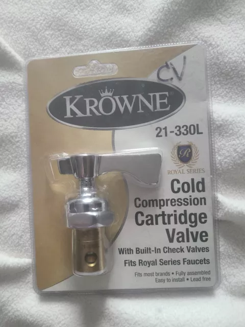 Krowne Valve & Handle Repair Kit Cold Compression Cartridge Valve 21-330L Royal