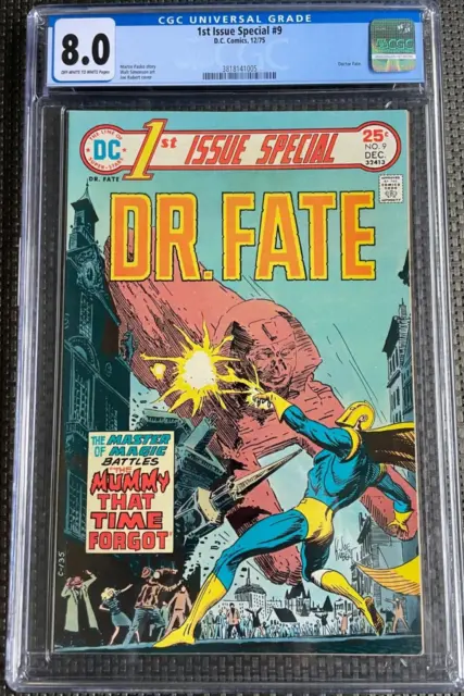 Dr. Fate 1st Issue Special #9 DC Comics 1975 CGC 8.0 Bronze Age