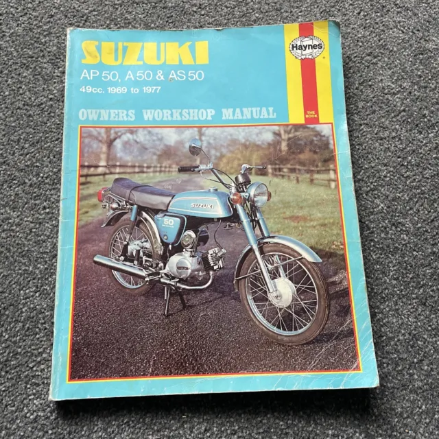 Suzuki AP50, A50 & AS50 49cc 1969-1977 Owners Haynes workshop Manual