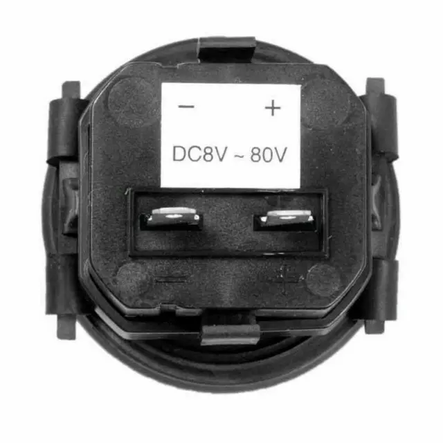 12V 24V 36V 2" Runder Hour Meter Betriebsstundenzähler Für Wagen Marine Traktor 3