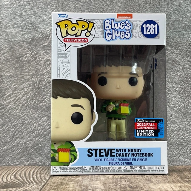 Blue’s Clues-Steve W/ Handy Dandy Notebook #1281 NYCC Convention 2022 Funko Blue’s Clues-Steve W/ Handy Dandy Notebook #1281 NYCC Convention 2022 Funko