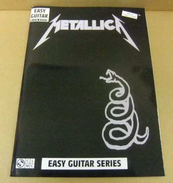 MANGEL Metallica Black Album Easy Guitar Songbook Noten Tab für Gitarre leicht