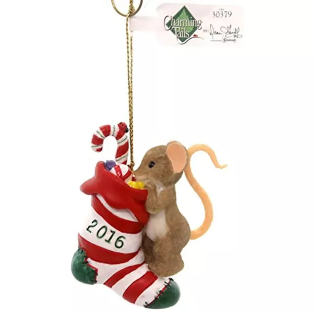 2.75" Charming Tails There Are A Whole Lot Of Gifts Christmas Ornament Mouse