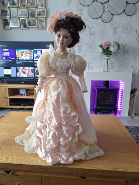 Stunning 22 Inch Porcelain Doll