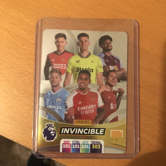 PANINI ADRENALYN XL Premier League 2024 Invincible Card no.5 29.87