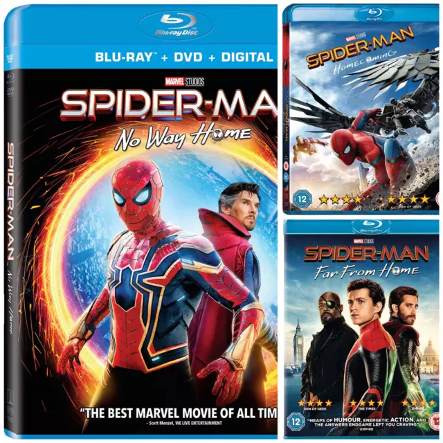 MARVEL SPIDERMAN MOVIE Collection Tom Holland (Blu-Ray) - Choose Your Movie  EUR 8,27 - PicClick IT