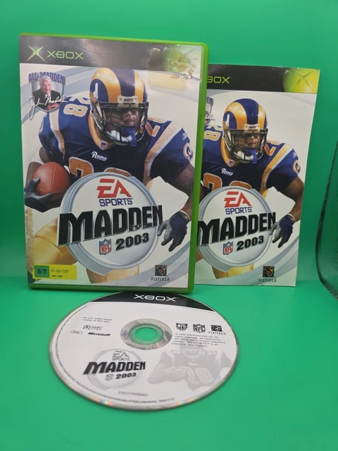 MADDEN NFL 2003 Microsoft Xbox Original EA Sports PAL Con